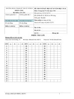 Đề thi cuối học kỳ II năm học 2015-2016 môn Trang bị công nghiệp trên máy CNC (Mã đề 2) - ĐH Sư phạm Kỹ thuật