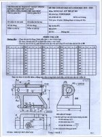 Đề thi cuối học kỳ II năm 2019-2020 môn Dung sai - Kỹ thuật đo (Đề số 1) - ĐH Sư phạm Kỹ thuật