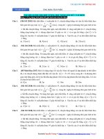 Chuyên đề 27  ứng dụng tích phân   câu hỏi