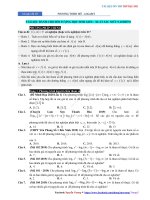 Chuyên đề 19  phương trình mũ   logarit chứa tham số  câu hỏi 