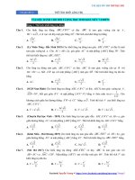 Chuyên đề 11  thể tích khối lăng trụ   câu hỏi 