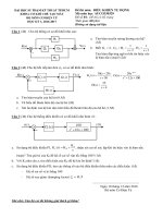 Đề thi cuối học kỳ I năm học 2016-2017 môn Điều khiển quá trình (Đề số 1) - ĐH Sư phạm Kỹ thuật