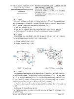 Đề thi cuối kỳ học kỳ II năm học 2019-2020 môn Nguyên lý - Chi tiết máy - ĐH Sư phạm Kỹ thuật