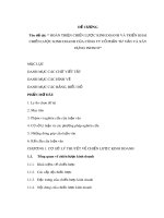 Báo cáo thực tập: Hoàn hiện chiến lược kinh doanh và triển khai chiến lược kinh doanh cho Công ty cổ phần tư vấn và đầu tư xây dựng Indeco