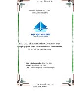 NGUYỄN THỊ HẢI BÌNH - GIẢM THIỂU RÁC THẢI SINH HOẠT