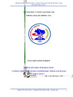 biện pháp góp phần nâng cao chất lượng giáo dục Hướng dẫn học sinh khai thác và phát triển một số bài tập hình học
