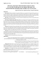 Bổ sung axit folic theo khuyến nghị của figo và các yếu tố liên quan tại 2 bệnh viện khu vực thành phố Hồ Chí Minh: Một nghiên cứu cắt ngang