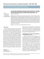 Sự hình thành cộng đồng người Baba Nyonya: Phân tích từ tác động thương mại giữa Malacca và trung quốc trong thế kỉ XV -XVI