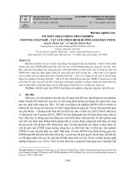 Tổ chức hoạt động trải nghiệm chương Chất khí – Vật lí 10 theo định hướng giáo dục STEM