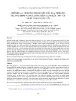 Chẩn đoán hư hỏng trong kết cấu tấm sử dụng phương pháp năng lượng biến dạng kết hợp với thuật toán di truyền