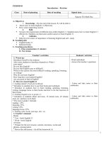 Giáo án tiếng anh theo chương trình chuẩn lớp 11 (sách cũ)