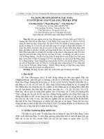 Đa dạng họ Sim (Myrtaceae juss.) ở vườn quốc gia Vũ Quang, tỉnh Hà Tĩnh