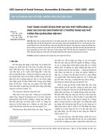 Thực trạng và một số giải pháp dạy học phát triển năng lực sáng tạo cho học sinh ở môn Vật lí trường trung học phổ thông tỉnh Quảng Bình hiện nay