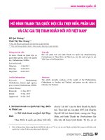 Mô hình thanh tra Quốc hội của Thụy Điển, Phần Lan và các giá trị tham khảo đối với Việt Nam