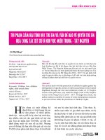 Tội phạm xâm hại tình dục trẻ em và vấn đề bảo vệ quyền trẻ em qua công tác xét xử ở khu vực miền Trung - Tây Nguyên