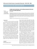 Cải biên trò chơi dân gian - một hướng đa dạng hóa trò chơi dạy học ở trường mầm non