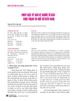 Pháp luật về bảo vệ người tố cáo - thực trạng và một số kiến nghị