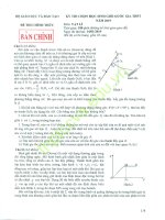 đề thi chọn học sinh giỏi môn vật lý lớp 12 năm 2019