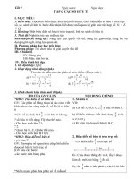 Giáo án đại số 7  full cả năm mới nhất 