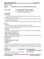 Giáo án lịch sử 7 full trọn bộ cả năm mới nhất 