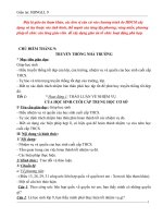 Giáo án hoạt động ngoài giờ lên lớp 9 full trọn bộ cả năm mới nhất 