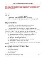 Giáo án hoạt động ngoài giờ lên lớp 6 full trọn bộ cả năm mới nhất 