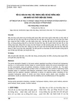 Tối ưu hóa đa mục tiêu trong điều độ hệ thống điện khi khảo sát thủy điện bậc thang