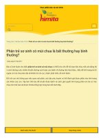 Trẻ đi ngoài phân có mùi chua nên làm gì