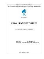 Nghiên cứu chính sách lương bổng đãi ngộ và giải pháp hoàn thiện tại công ty cổ phần sắt tráng men nhôm hải phòng   