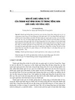 Bàn về chức năng tu từ của thành ngữ hình dung từ trong tiếng Hán (đối chiếu với tiếng Việt)