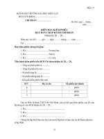 1.5 Mẫu Biên bản kiểm phiếu bầu BCH Chi đoàn