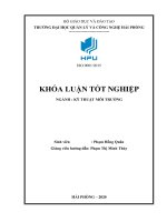Hiện trạng quản lý chất thải rắn sinh hoạt tại quận hải an   thành phố hải phòng và đề xuất biện pháp nhằm nâng cao hiệu quả quản lý