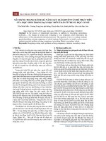 Xây dựng thang đánh giá năng lực giải quyết vấn đề thực tiễn của học sinh trong dạy học môn Toán ở trung học cơ sở