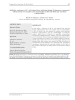 Kháng kháng sinh của vi khuẩn E.coli phân lập từ tôm thẻ chân trắng (Litopenaeus vannamei) thương mại trong một số chợ và siêu thị tại Thành phố Hồ Chí Minh và đánh giá khả năng