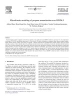 Mô hình động học vi mô của quá trình thơm propan qua HZSM 5