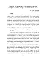 Giải pháp tài chính thúc đẩy phát triển doanh nghiệp nhỏ và vừa ở Việt Nam giai đoạn 2011-2016