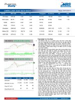 Bản tin chứng khoán MB – Chiến lược giao dịch ngày 04/12/2014