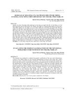 Đánh giá sự hài lòng của người dân đối với hệ thống cơ sở hạ tầng nông thôn mới huyện Yên Thành, tỉnh Nghệ An