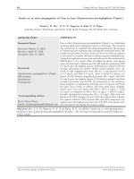 Nghiên cứu quy trình nhân giống in vitro cây Giảo cổ lam (Gynostemma pentaphyllium Thunb.)