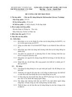 Đề cương chi tiết Đào tạo kỹ năng thông tin