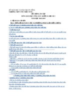 Đề cương ôn tập học kì 1 môn GDCD 10 năm 2018-2019 - Trường THPT Tôn Thất Tùng