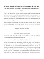Bình giảng đoạn thơ sau trong bài Bên kia sông Đuống của Hoàng Cầm: Đêm buông xuống dòng sông Đuống(...) Những chuyện muôn đời không nói năng”