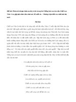 Phân tích đoạn thơ sau đây trích trong bài Tiếng hát con tàu của Chế Lan Viên: Con gặp lại nhân dân như nai về suối cũ… Nhưng trọn đời con nhớ mãi ơn nuôi