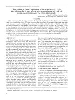 Ảnh hưởng của phân khoáng sử dụng qua nước tưới đến năng suất và một số chỉ tiêu sinh hóa hạt cà phê vối giai đoạn kinh doanh tại vùng Tây Nguyên