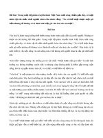 Trong một bộ phim truyền hình Việt Nam mới công chiếu gần đây, có một nhân vật đã nhắc nhở người cháu của mình rằng: “Ta có thể nhặt được một gói tiền nhưng sẽ không có ai đánh