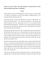 Suy nghĩ về ý kiến: Bạn muốn biết bạn là ai đừng hỏi nữa hãy hành động. Hành động sẽ định nghĩa con người bạn