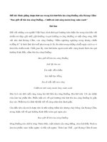 Bình giảng đoạn thơ sau trong bài thơ Bên kia sông Đuống của Hoàng Cầm: Bao giờ về bên kia sông Đuống... Cười mê ánh sáng muôn lòng xuân xanh