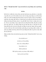 “Thế giới Kinh Bắc” trong bài thơ Bên kia sông Đuống của tác giả Hoàng Cầm