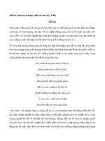 Phân tích đoạn cuối bài thơ Tây Tiến