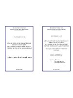 Công bố thông tin bộ phận kinh doanh trên báo cáo tài chính tại các công ty phi tài chính niêm yết trên thị trường chứng khoán việt nam